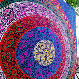 Mandala Indian Tapestry