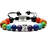 7 Chakra Charm Bracelet