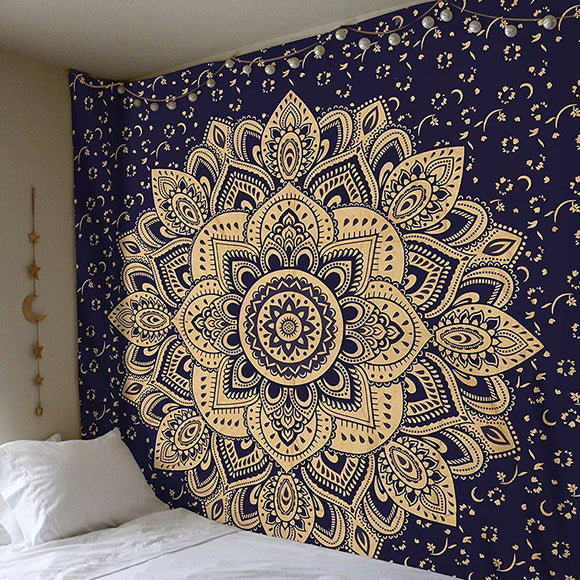 Mandala Square Tapestry