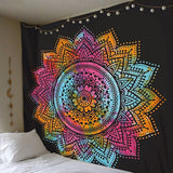 Mandala Square Tapestry