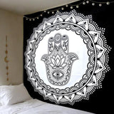 Mandala Square Tapestry