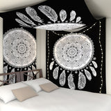 Mandala Square Tapestry