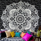 Mandala Square Tapestry