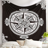 Mandala Square Tapestry