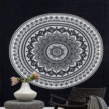 Mandala Square Tapestry