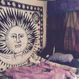 Mandala Square Tapestry