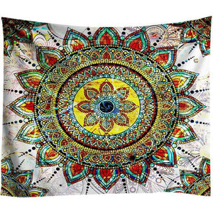 Bohemian Mandala Tapestry