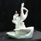 Lotus incense burner