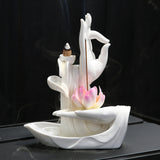 Lotus incense burner